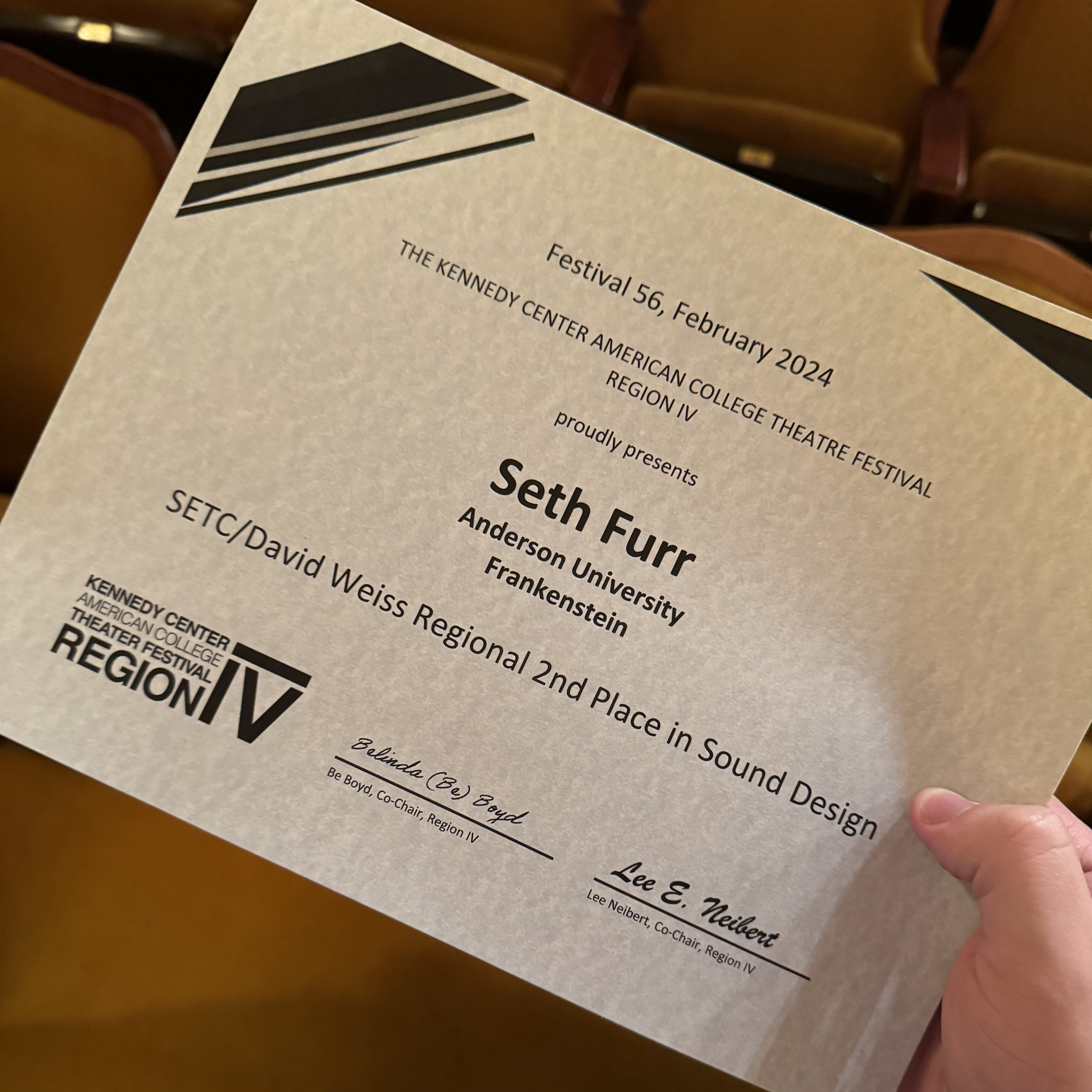 Regional 2nd certificate