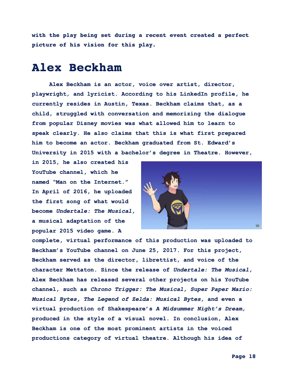 Dramaturg Packet Sample 2